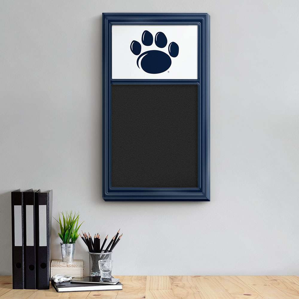 Penn State Nittany Lions Paw - Chalk Note Board - White