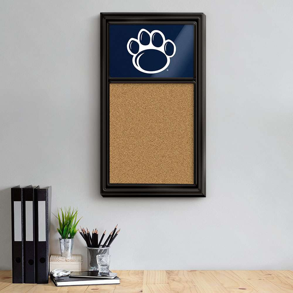 Penn State Nittany Lions Paw - Cork Note Board - Blue