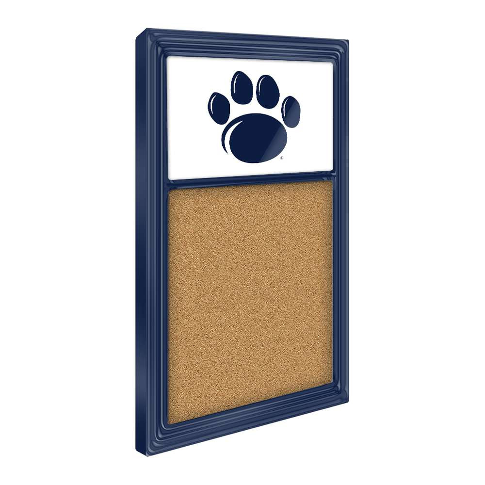 Penn State Nittany Lions Paw - Cork Note Board - White