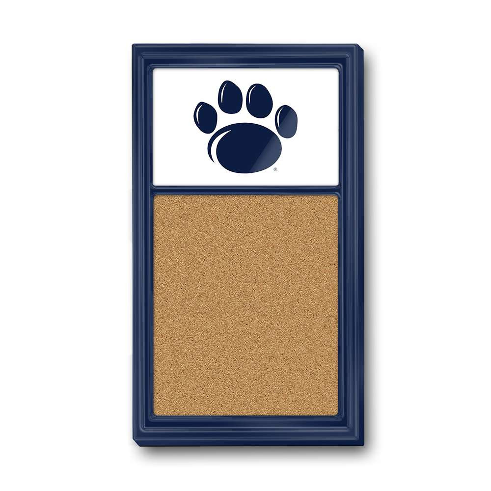 Penn State Nittany Lions Paw - Cork Note Board - White | The Fan-Brand | NCPNST-640-02A