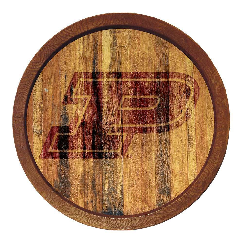 Purdue Boilermakers Branded Faux Barrel Top Sign | The Fan-Brand | NCPURD-240-02