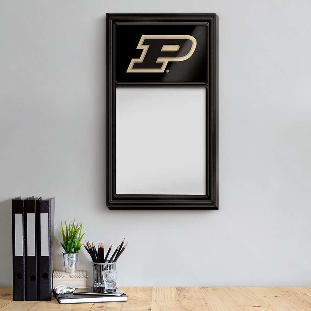 Purdue Boilermakers Dry Erase Noteboard - Black