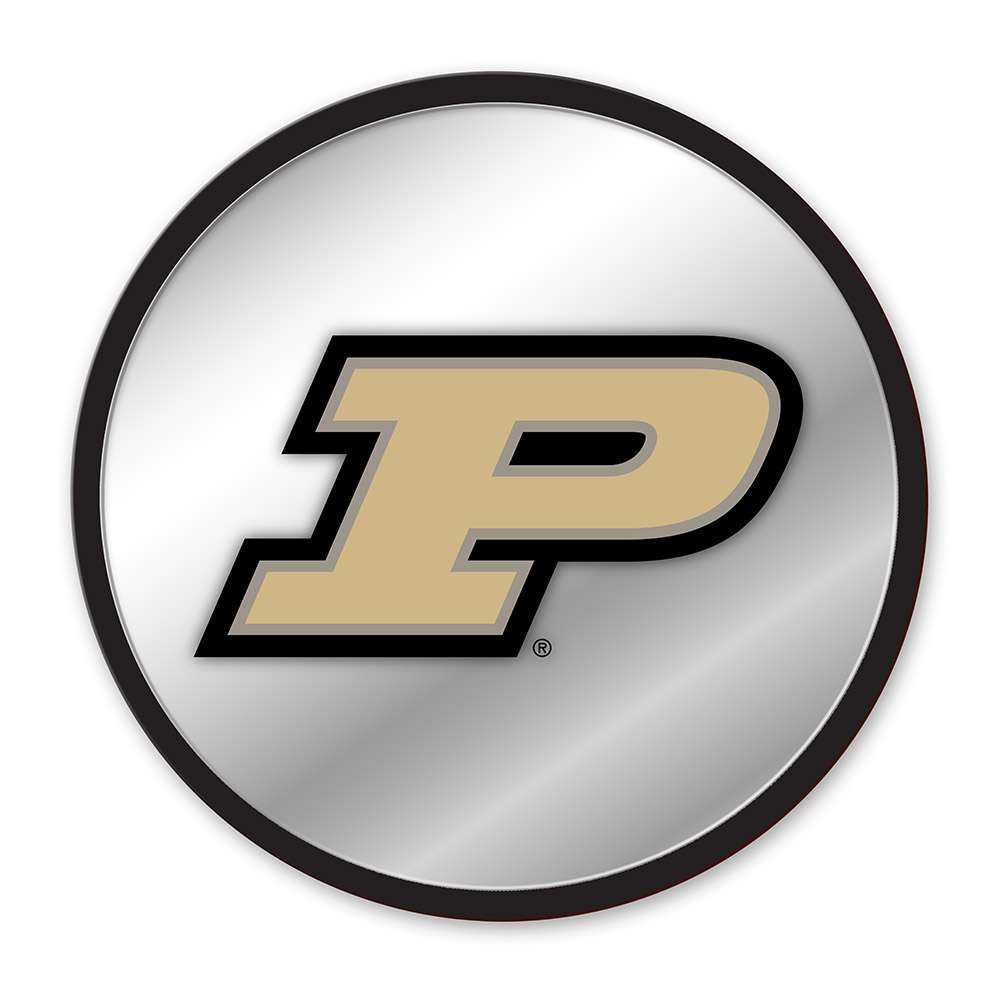 Purdue Boilermakers Modern Disc Mirrored Wall Sign | The Fan-Brand | NCPURD-235-01A