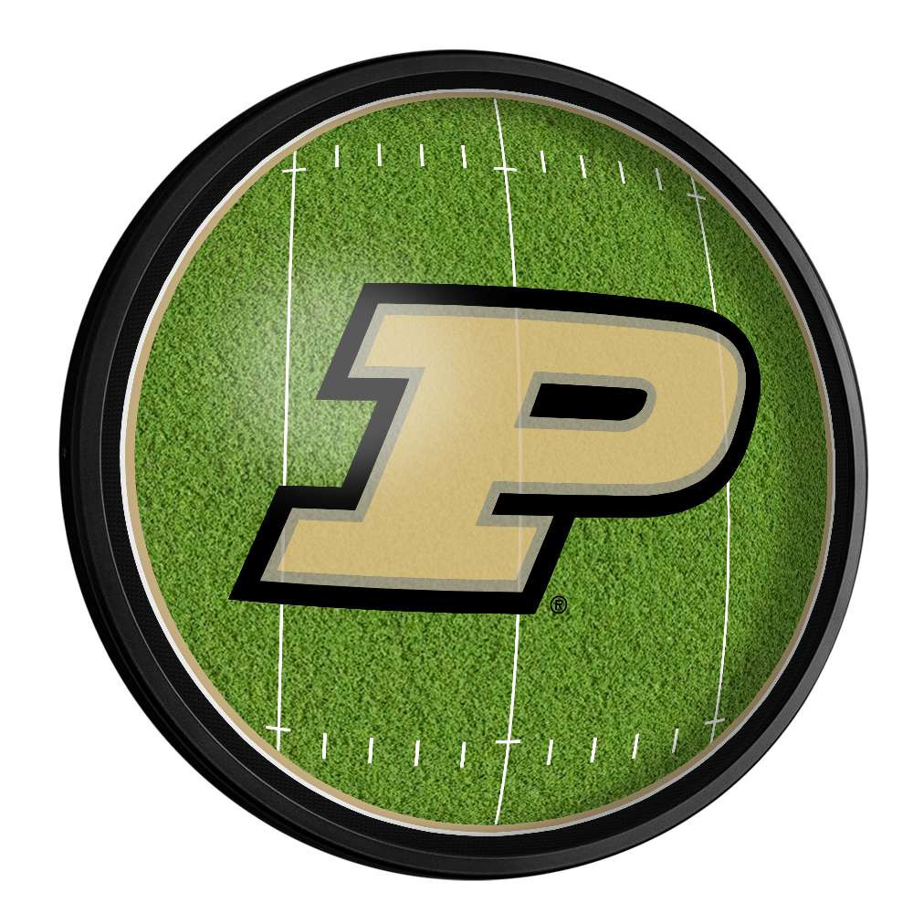 Purdue Boilermakers On the 50 - Slimline Lighted Wall Sign | The Fan-Brand | NCPURD-130-22