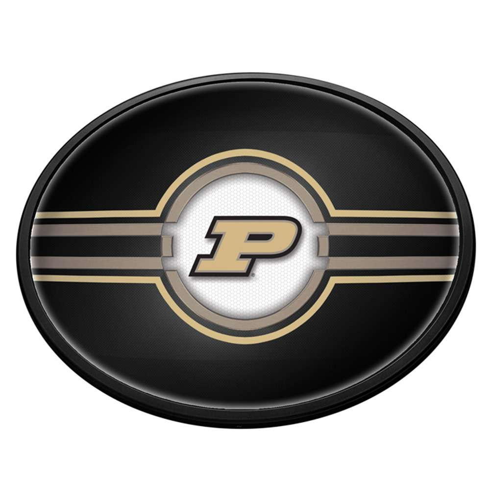 Purdue Boilermakers Oval Slimline Lighted Wall Sign | The Fan-Brand | NCPURD-140-01