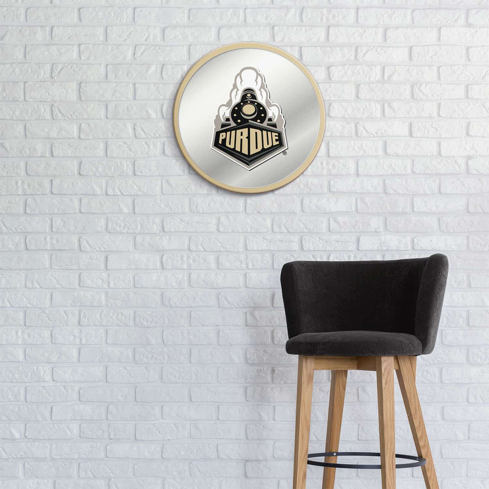 Purdue Boilermakers Special - Modern Disc Mirrored Wall Sign 2