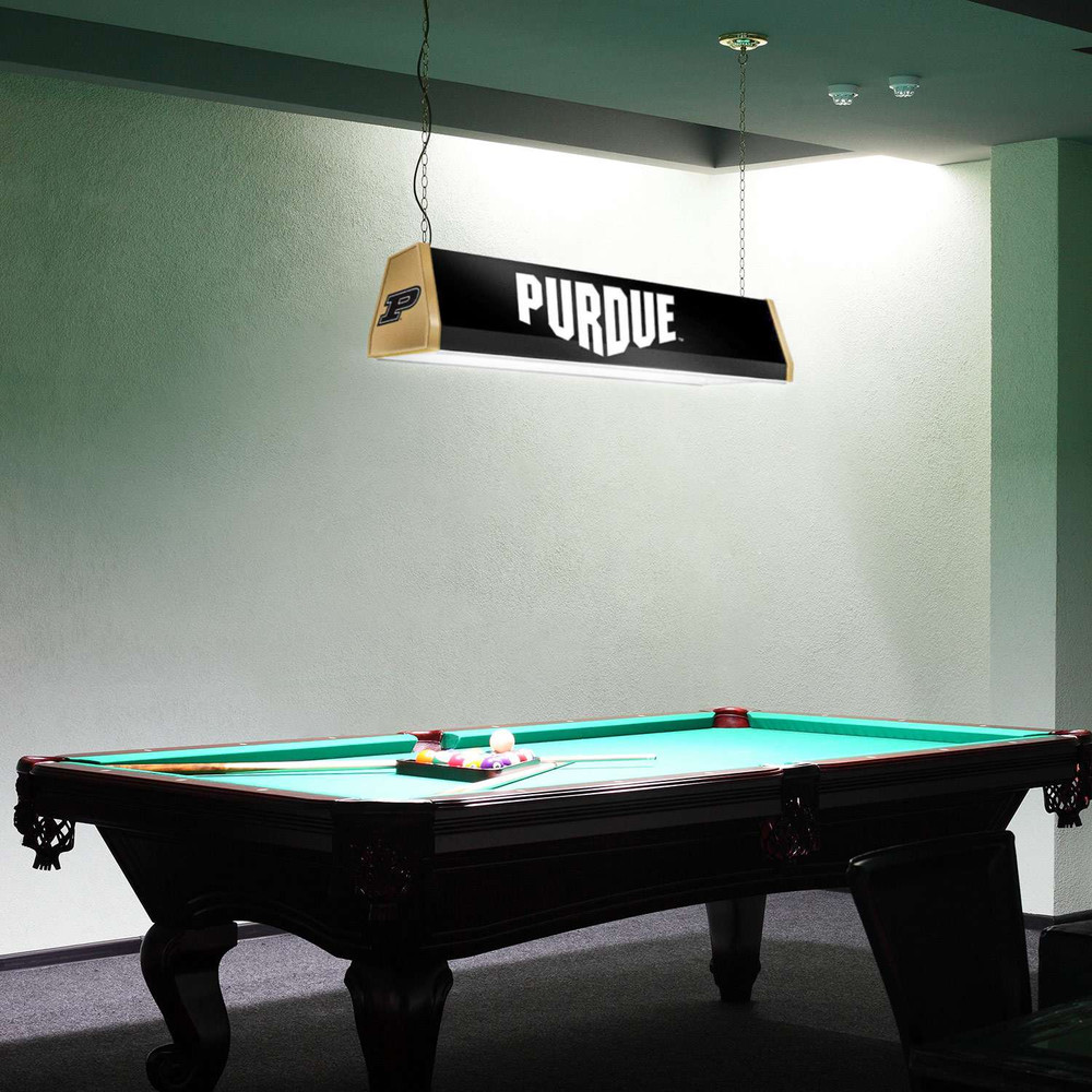 Purdue Boilermakers Standard Pool Table Light - Black