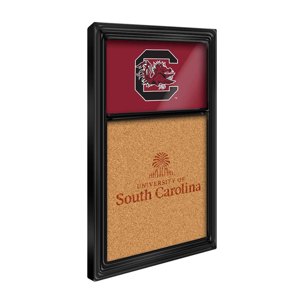South Carolina Gamecocks Dual Logo - Cork Note Board