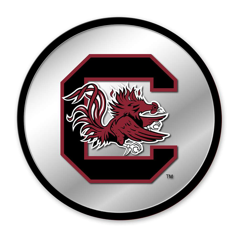 South Carolina Gamecocks Modern Disc Mirrored Wall Sign | The Fan-Brand | NCSCGC-235-01A