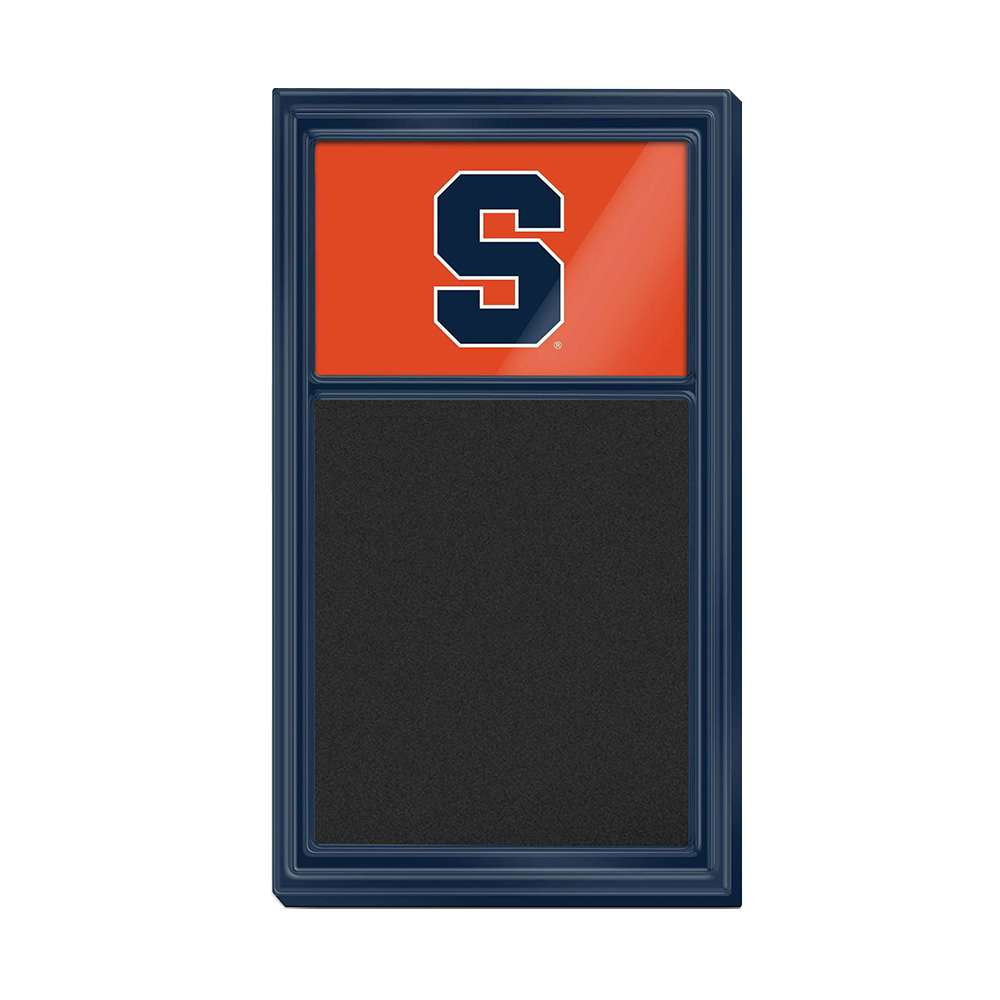Syracuse Orange Chalk Note Board - Blue Frame / Orange | The Fan-Brand | NCSYRC-620-01B