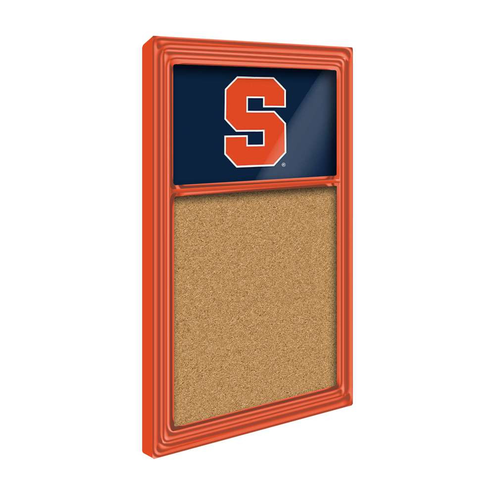 Syracuse Orange Cork Note Board