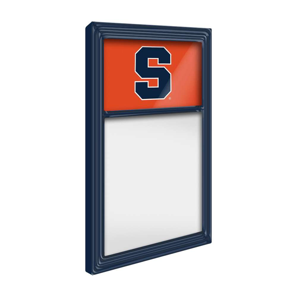 Syracuse Orange Dry Erase Note Board - Blue Frame / Orange