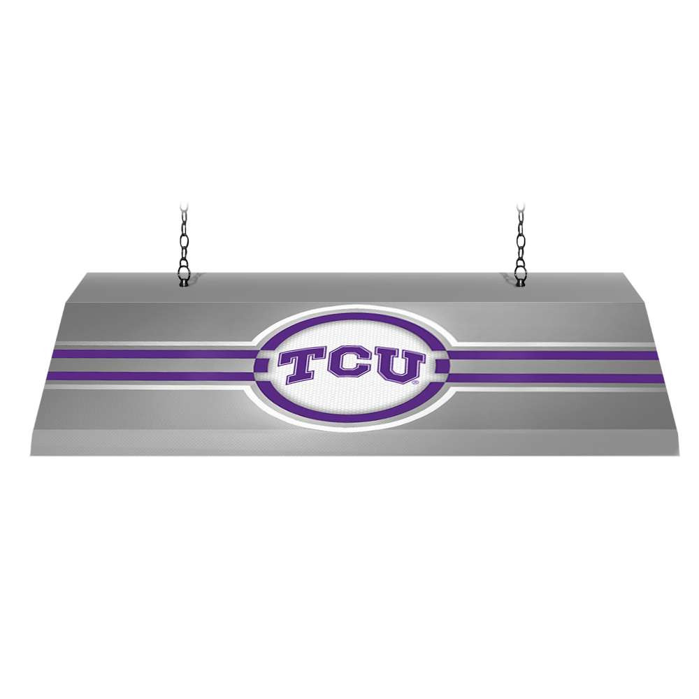 TCU Horned Frogs Edge Glow Pool Table Light - Gray