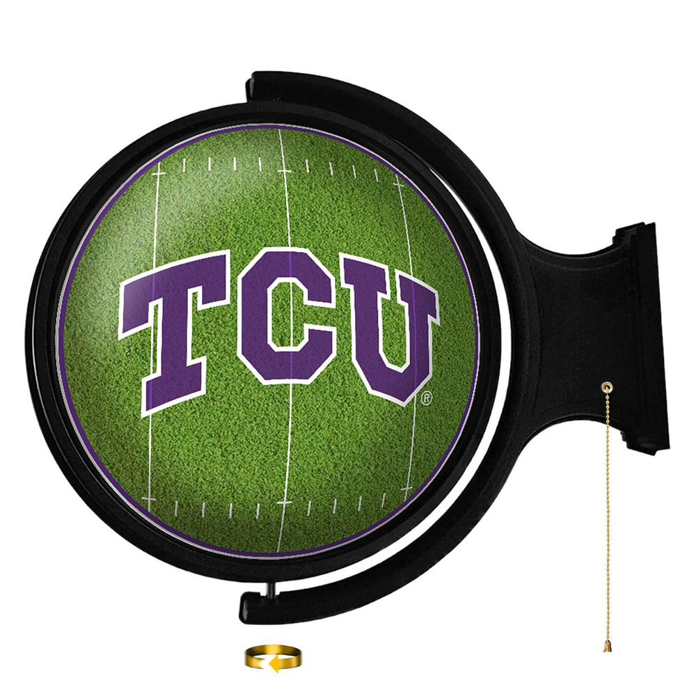 TCU Horned Frogs On the 50 - Rotating Lighted Wall Sign | The Fan-Brand | NCTCUH-115-22