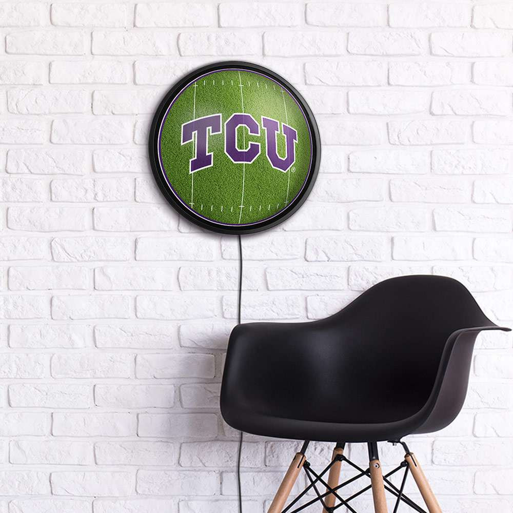 TCU Horned Frogs On the 50 - Slimline Lighted Wall Sign