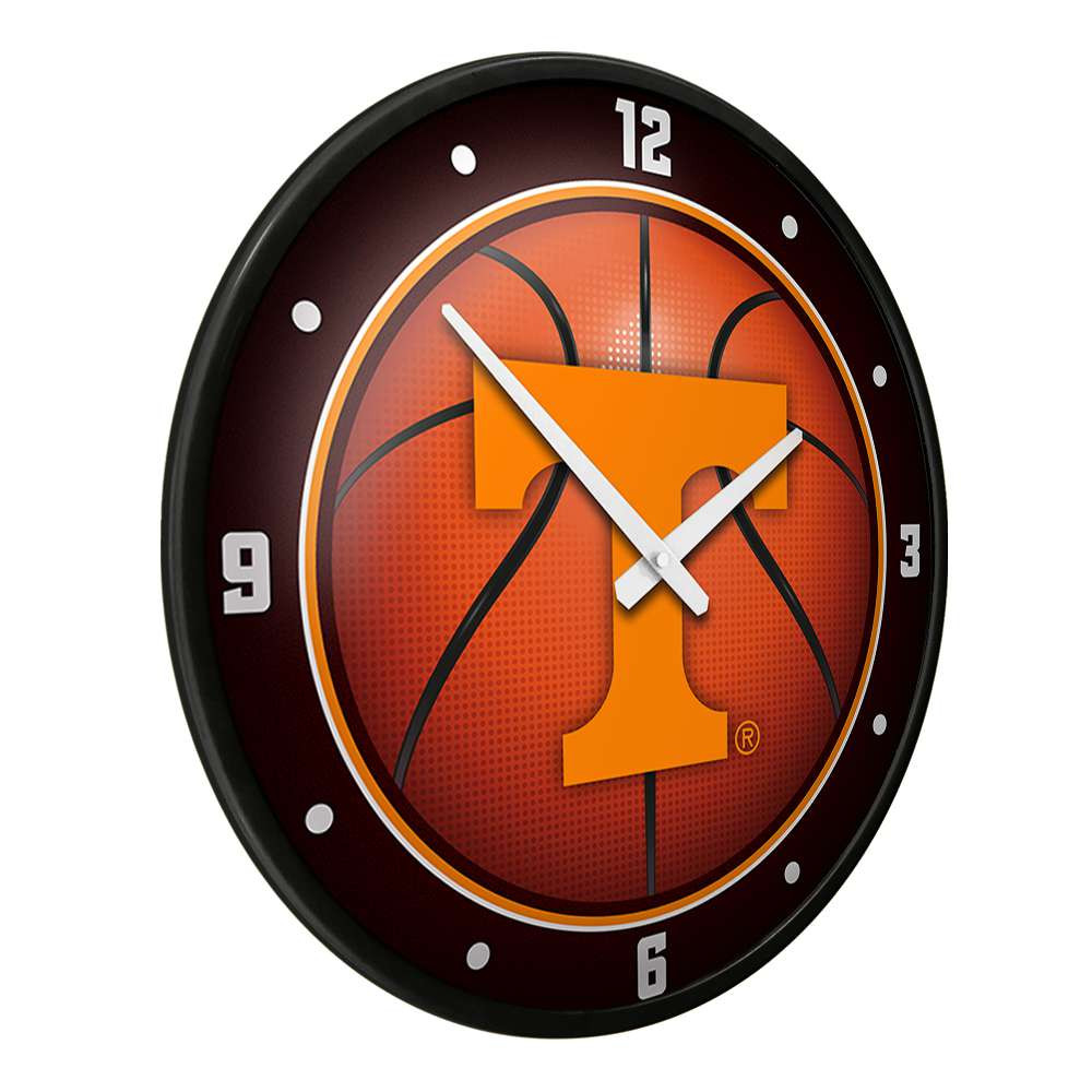 Tennessee Volunteers Basketball - Modern Disc Wall Clock