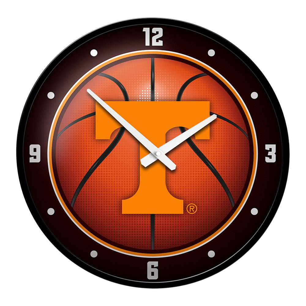 Tennessee Volunteers Basketball - Modern Disc Wall Clock | The Fan-Brand | NCTENN-510-11