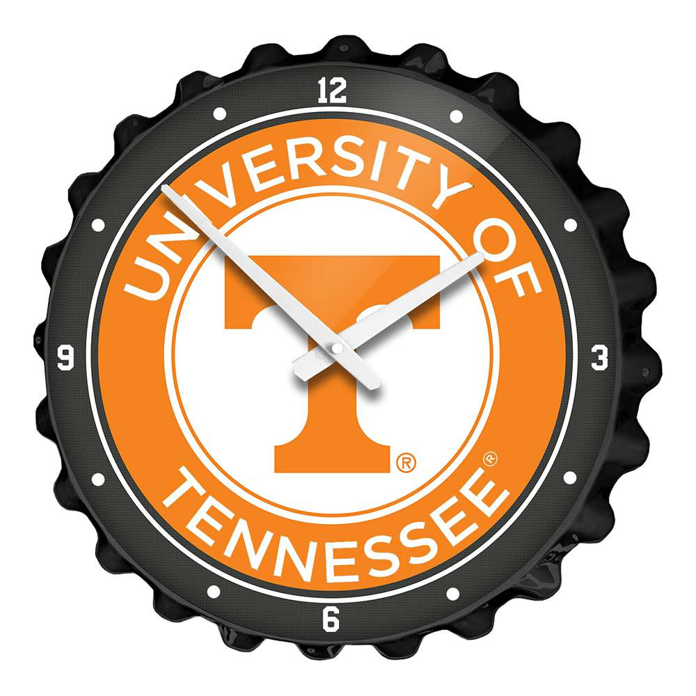 Tennessee Volunteers Bottle Cap Wall Clock | The Fan-Brand | NCTENN-540-01