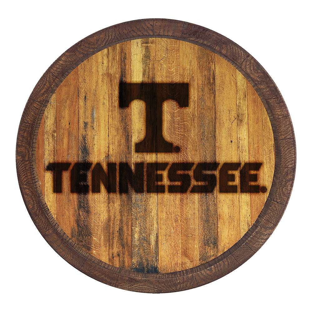 Tennessee Volunteers Branded Faux Barrel Top Sign | The Fan-Brand | NCTENN-240-02