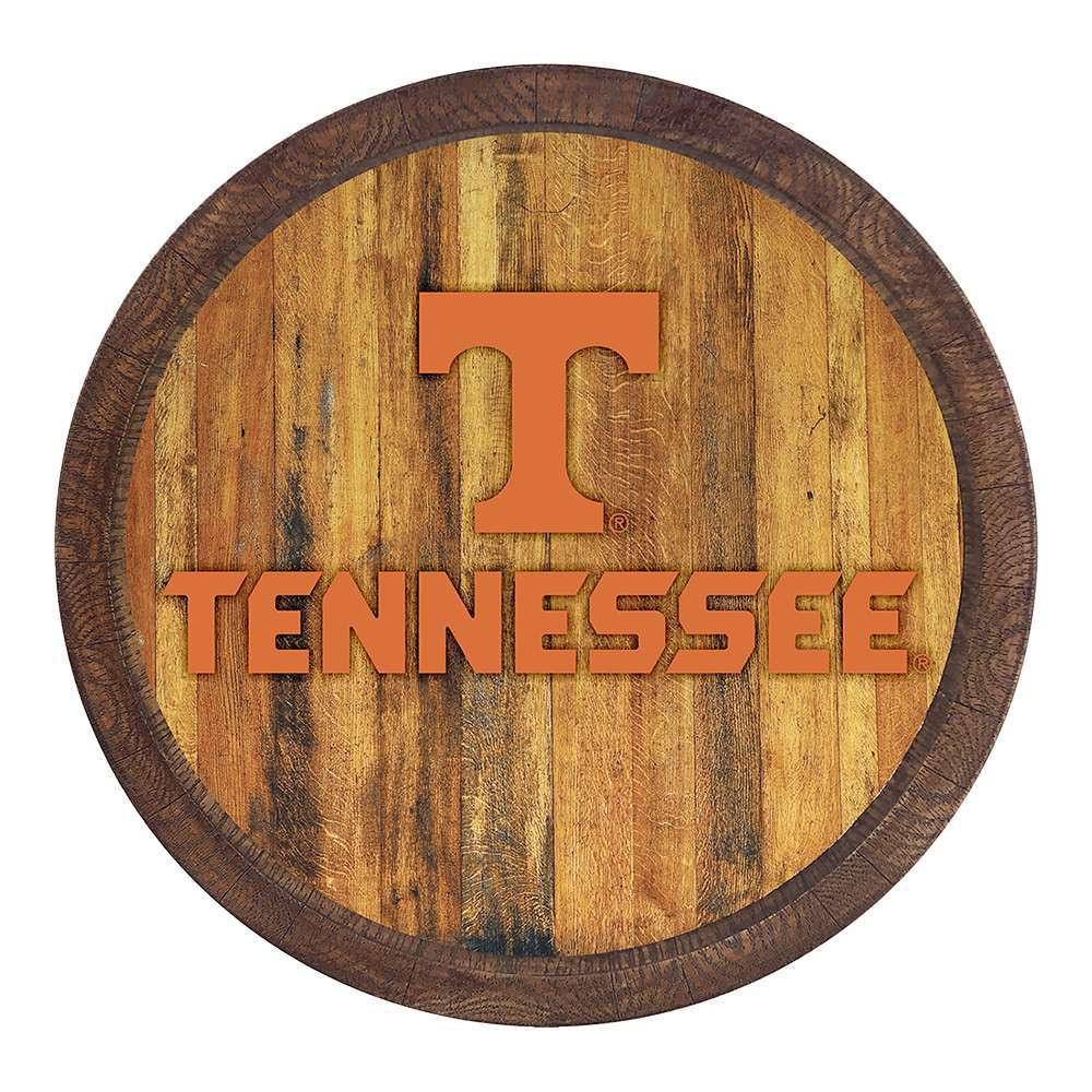 Tennessee Volunteers Faux Barrel Top Sign | The Fan-Brand | NCTENN-240-01