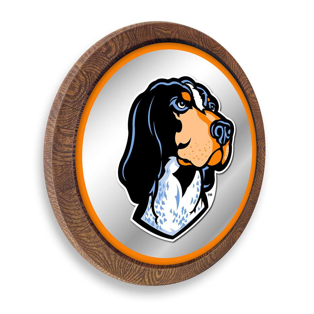 Tennessee Volunteers Mascot - Faux Barrel Top Mirrored Wall Sign
