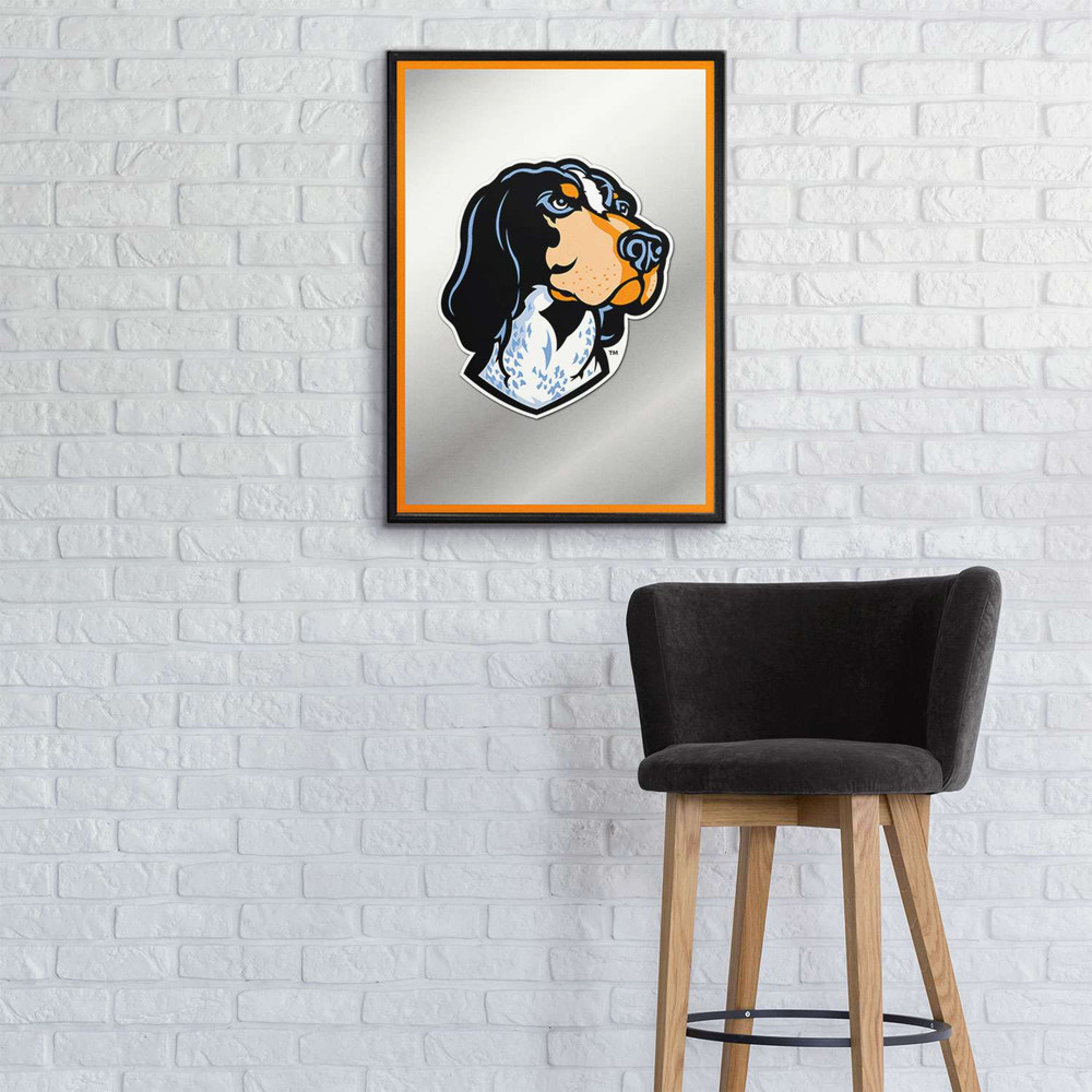 Tennessee Volunteers Mascot - Framed Mirrored Wall Sign