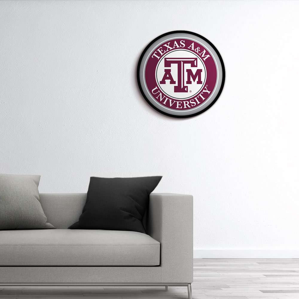 Texas A&M Aggies Modern Disc Wall Sign