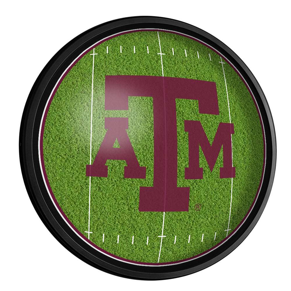 Texas A&M Aggies On the 50 - Slimline Lighted Wall Sign | The Fan-Brand | NCTXAM-130-22