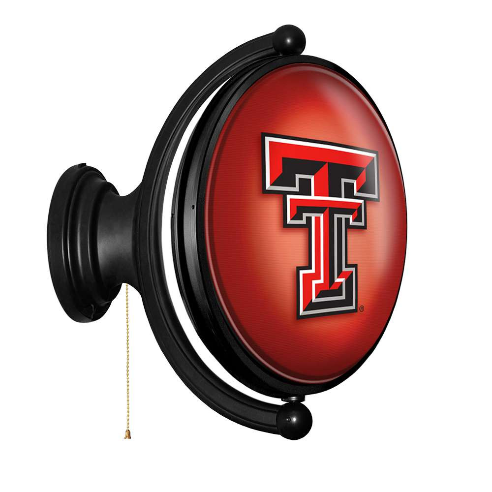 Texas Tech Red Raiders Original Oval Rotating Lighted Wall Sign