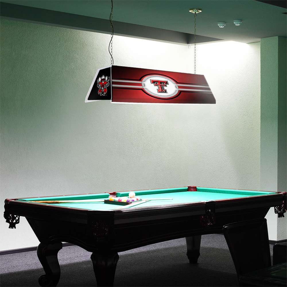 Texas Tech Red Raiders Raider Red - Edge Glow Pool Table Light - Red