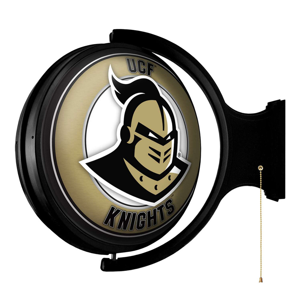 UCF Knights Mascot - Original Round Rotating Lighted Wall Sign