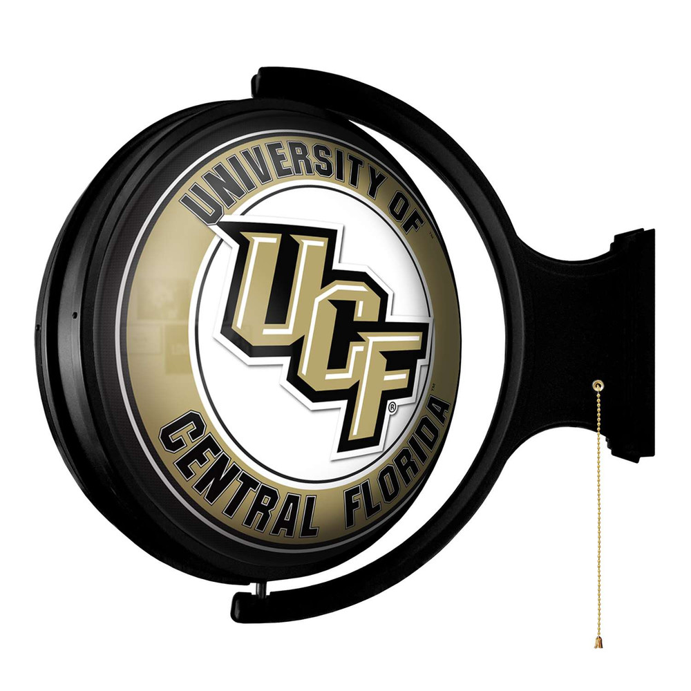 UCF Knights Original Round Rotating Lighted Wall Sign