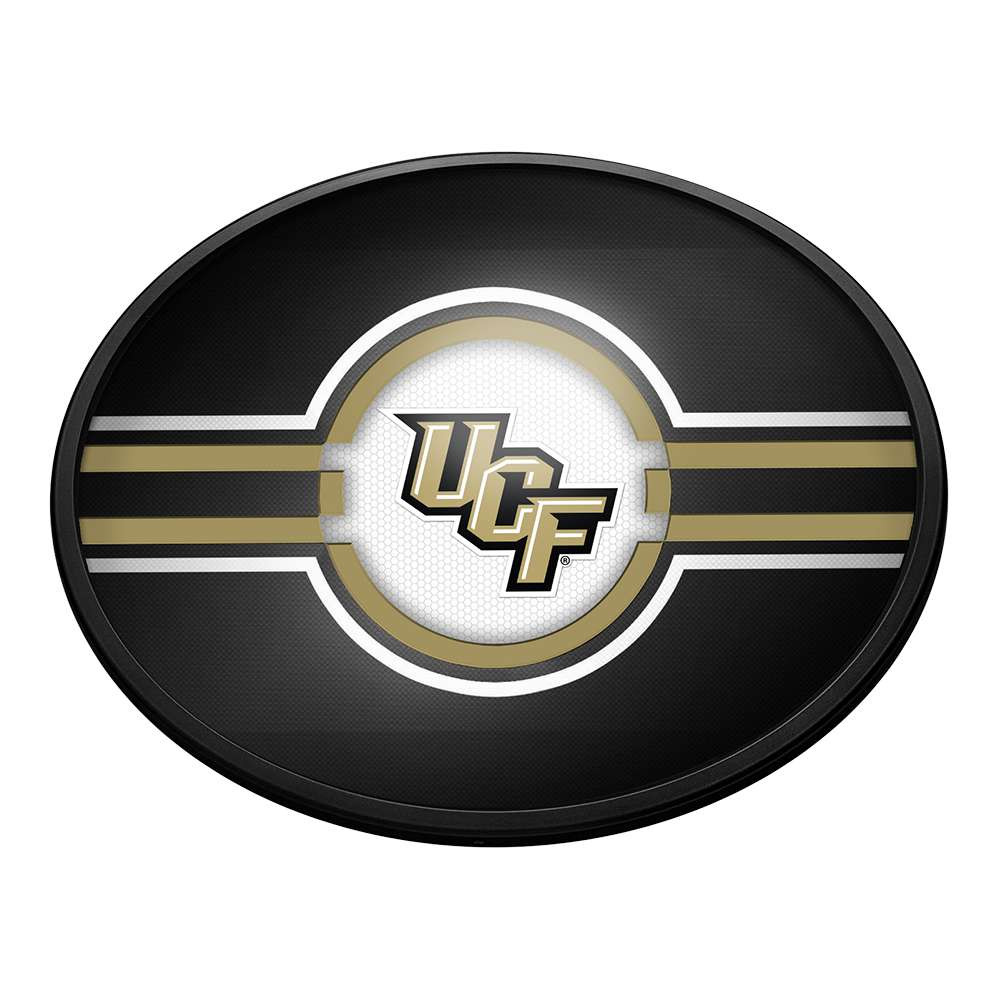 UCF Knights Oval Slimline Lighted Wall Sign | The Fan-Brand | NCUCFL-140-01