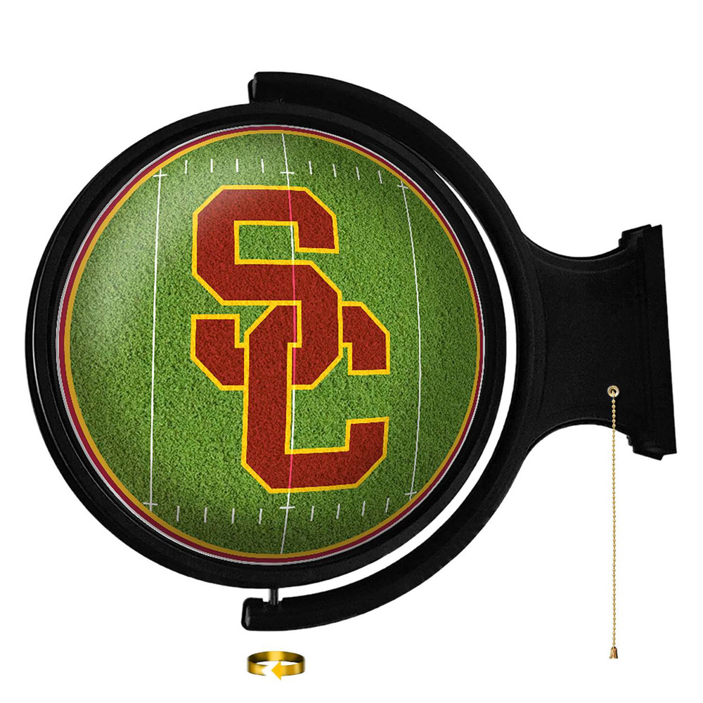 USC Trojans On the 50 - Rotating Lighted Wall Sign | The Fan-Brand | NCUSCT-115-22