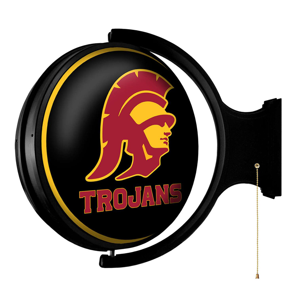 USC Trojans Original Round Rotating Lighted Wall Sign