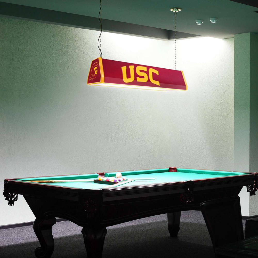 USC Trojans Standard Pool Table Light - Scarlet