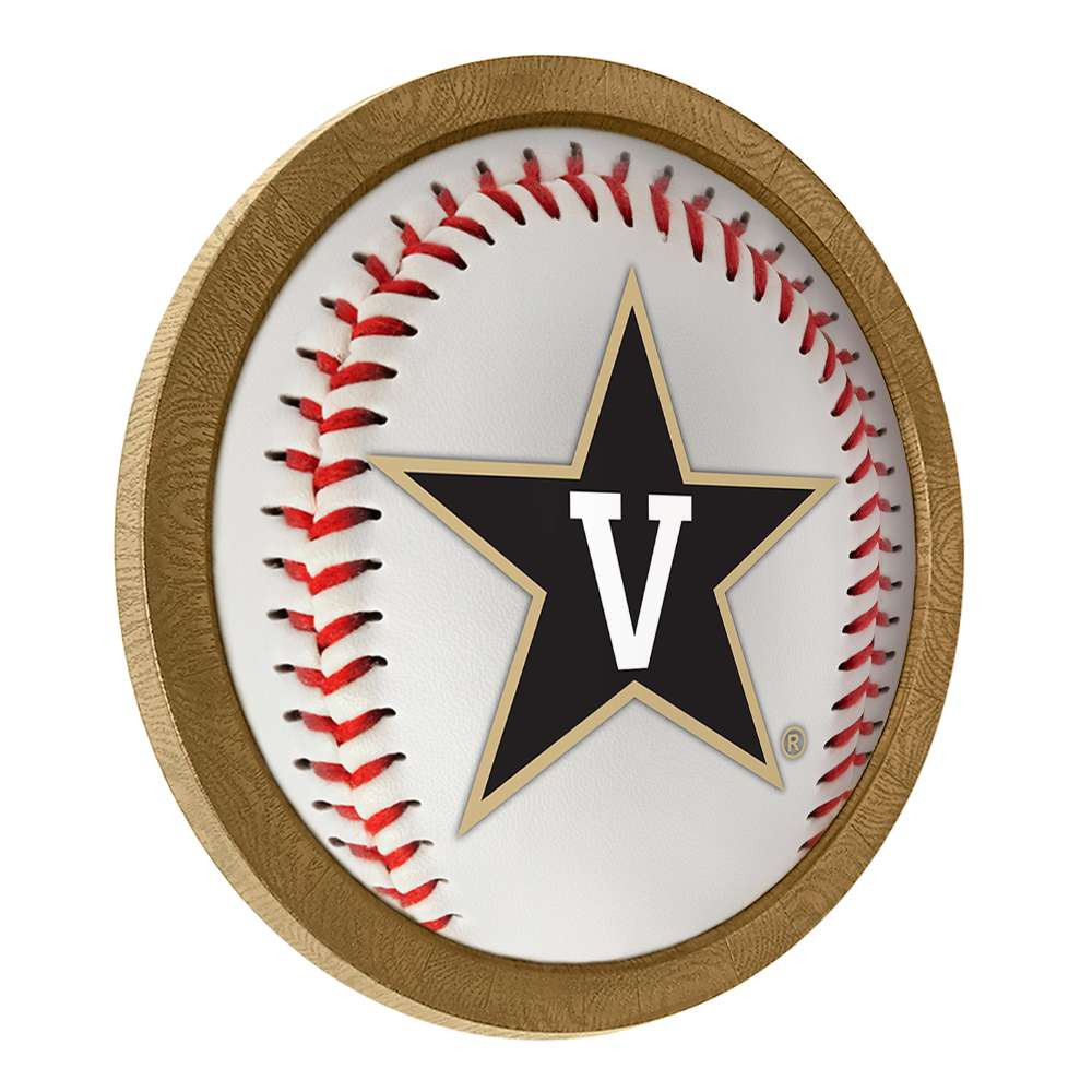 Vanderbilt Commodores Baseball - Faux Barrel Frame Sign