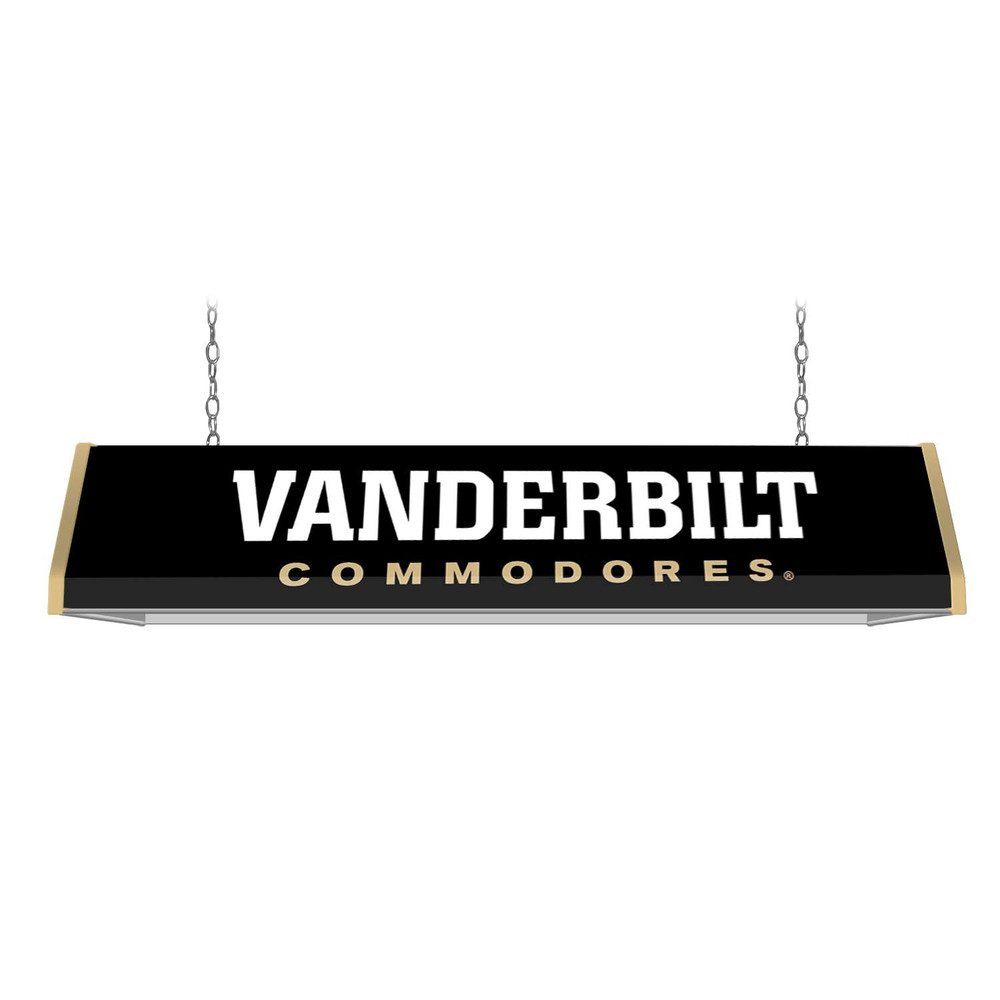Vanderbilt Commodores Standard Pool Table Light - Black / Anchor