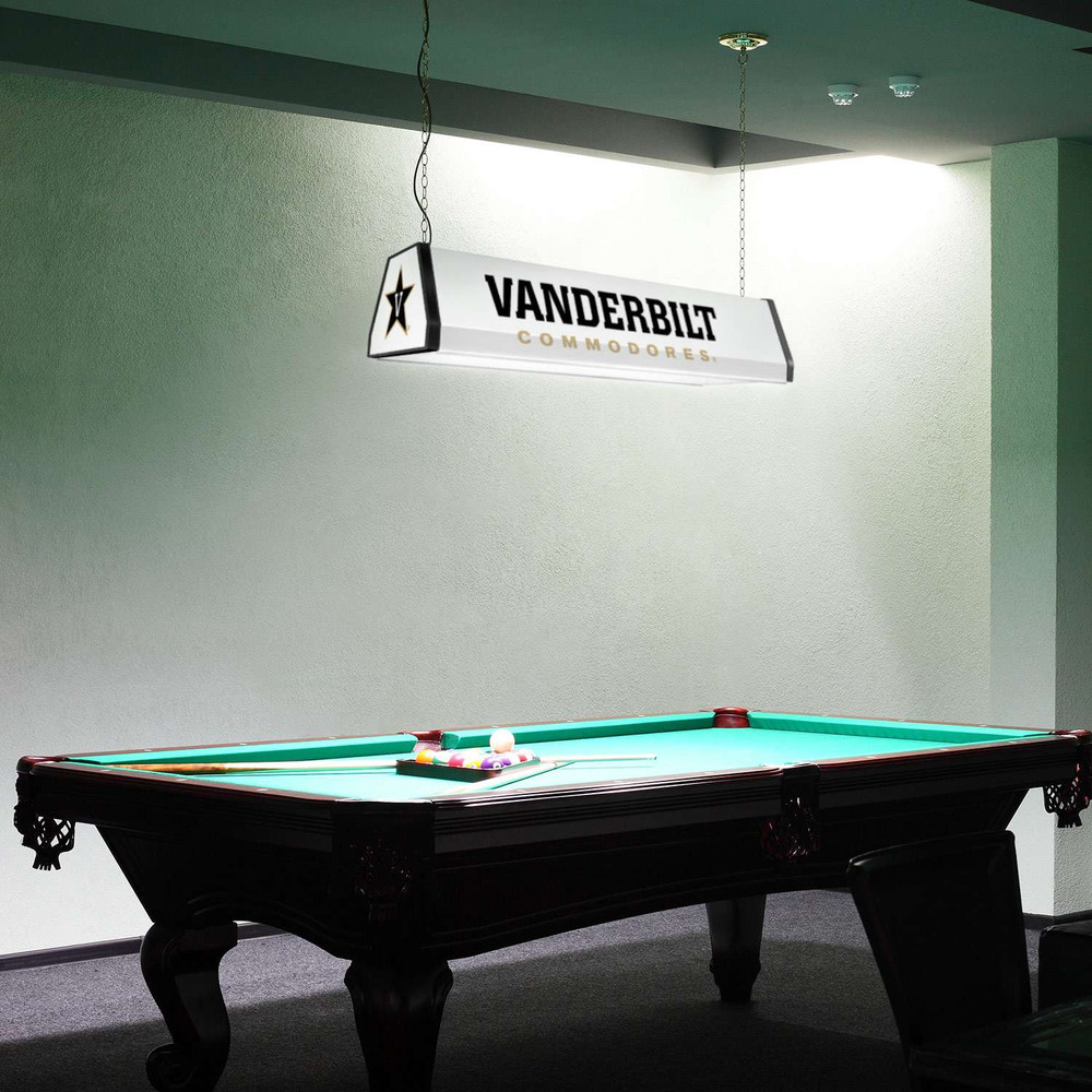 Vanderbilt Commodores Standard Pool Table Light - White / Star