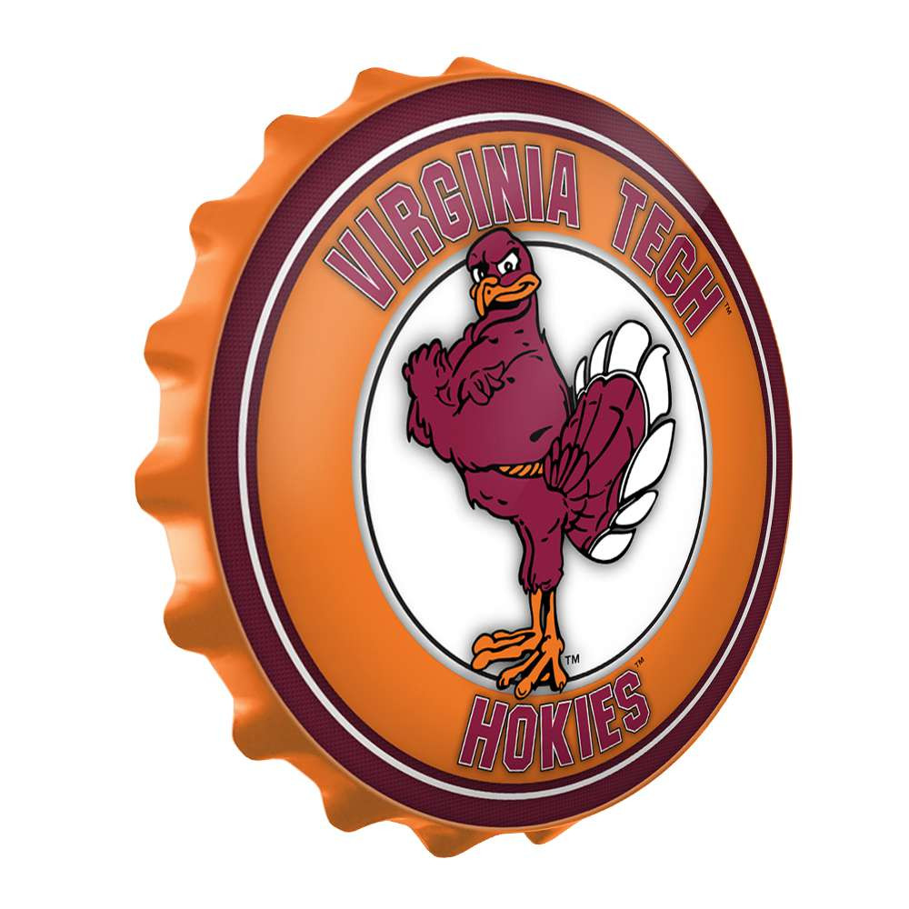 Virginia Tech Hokies Mascot - Bottle Cap Wall Sign