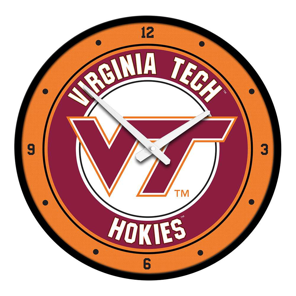 Virginia Tech Hokies Modern Disc Wall Clock | The Fan-Brand | NCVTCH-510-01