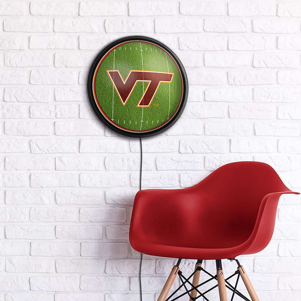 Virginia Tech Hokies On the 50 - Slimline Lighted Wall Sign