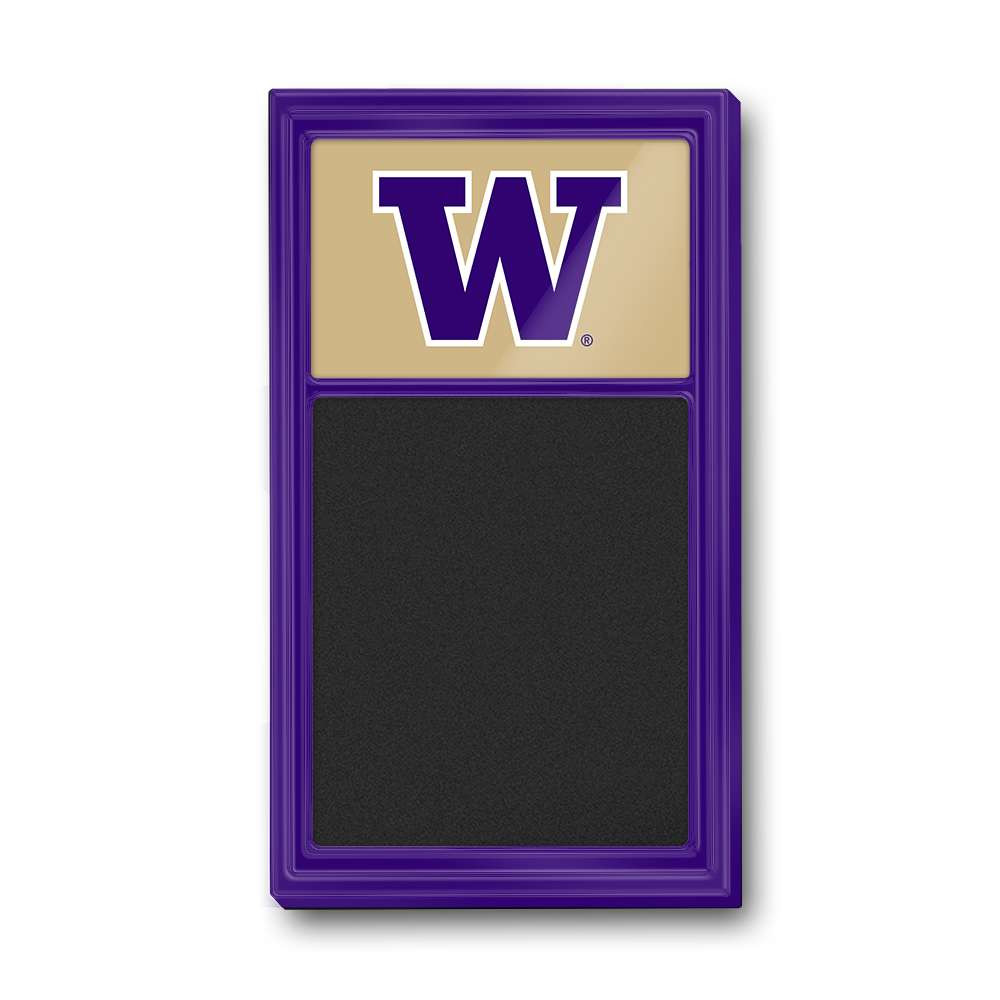 Washington Huskies Chalk Note Board - Gold / Purple Frame | The Fan-Brand | NCWASH-620-01C