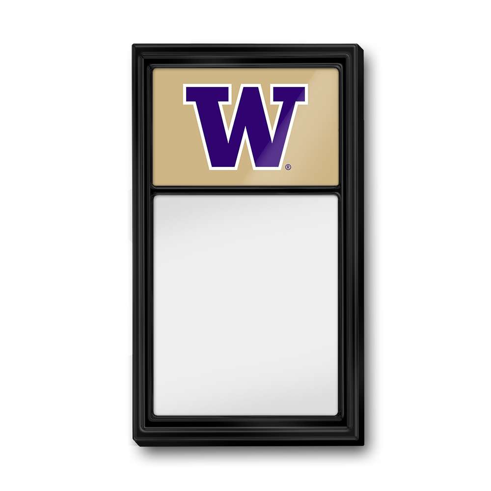 Washington Huskies Dry Erase Note Board - Gold / Black Frame | The Fan-Brand | NCWASH-610-01B