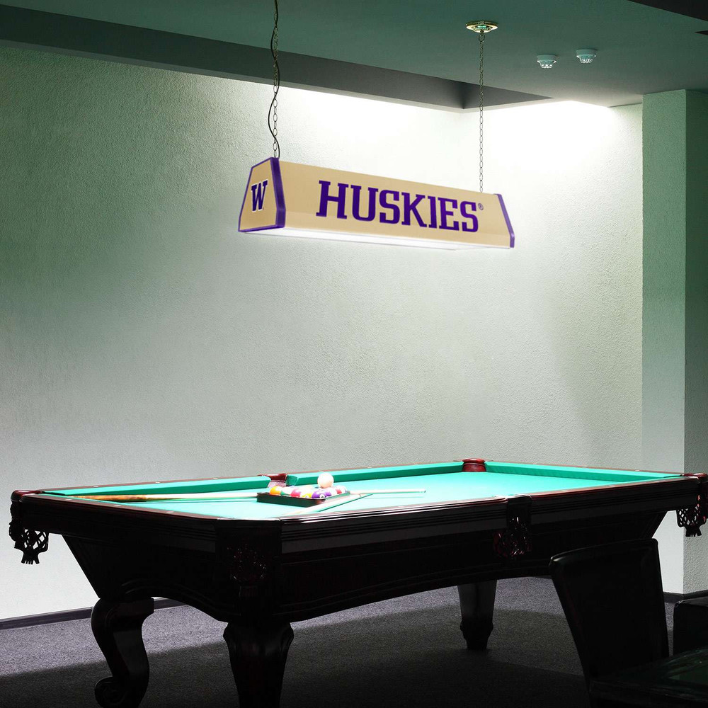 Washington Huskies Huskies - Standard Pool Table Light - Gold