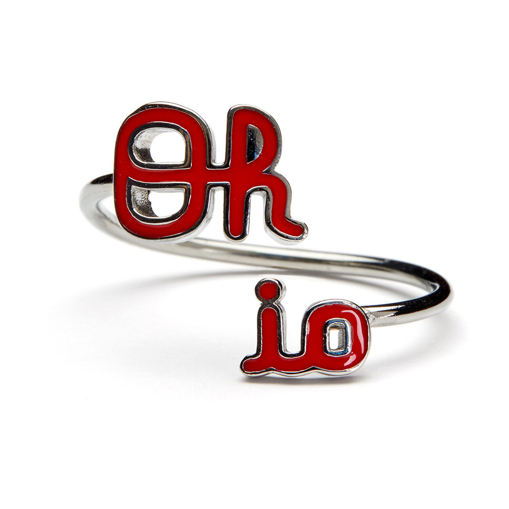 Ohio State Buckeyes Stainless Steel "Ohio" Adjustable Ring | Stone Armory | OH-OSU603