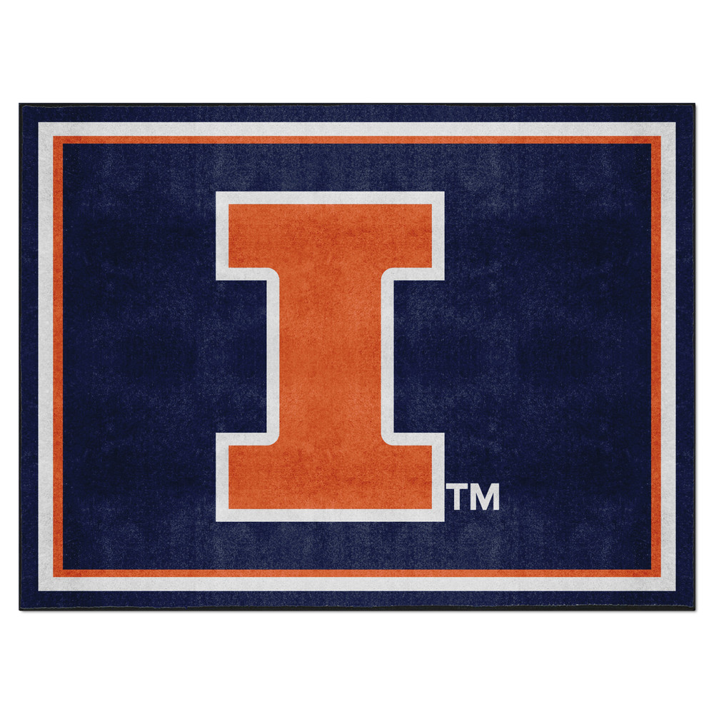 Illinois Fighting Illini Area Rug 8' x 10' | Fanmats | 17553