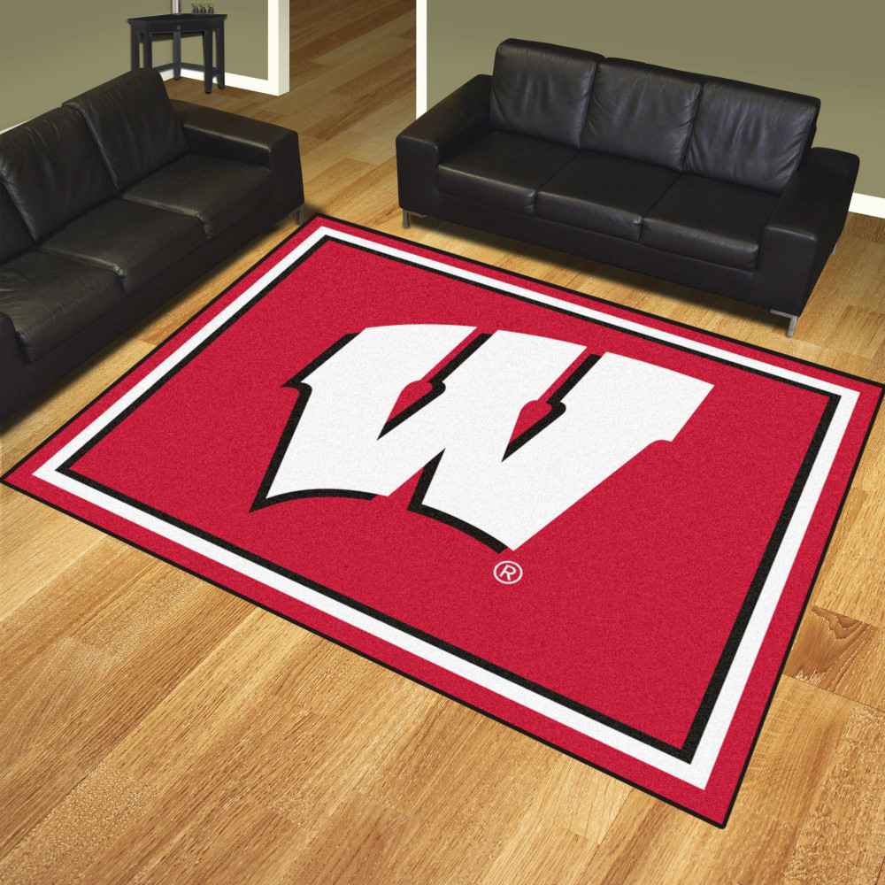 Wisconsin Badgers Area Rug 8' x 10' | Fanmats | 18909