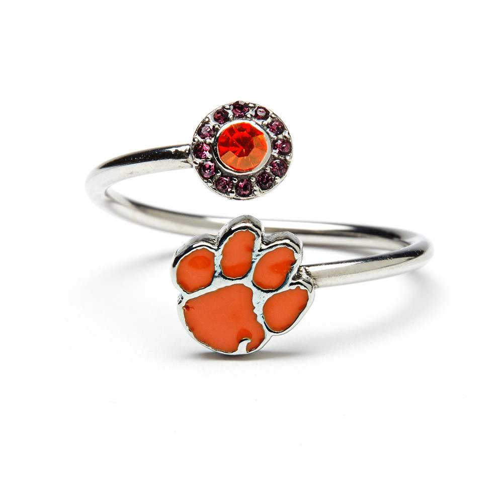 Clemson Tigers Stainless Steel Adjustable Ring | Stone Armory | CL601