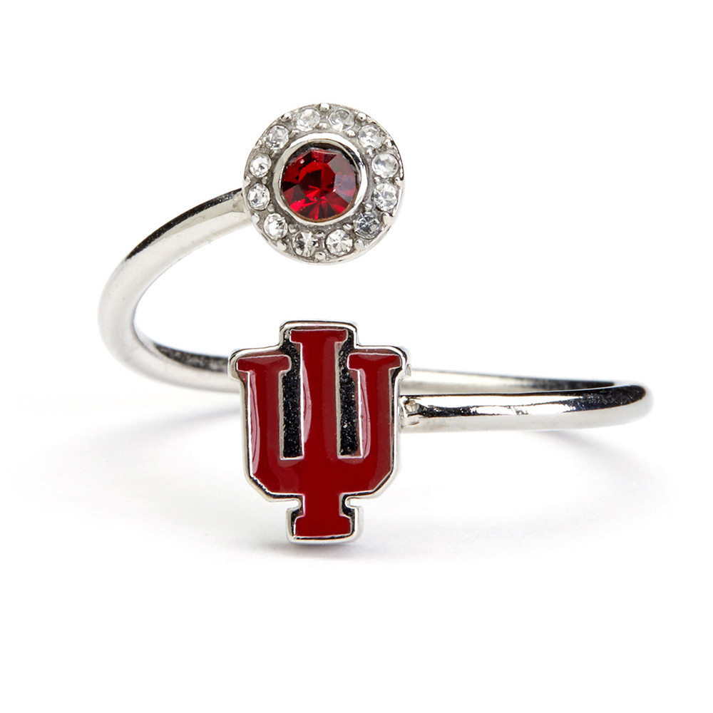 Indiana Hoosiers Stainless Steel Adjustable Ring | Stone Armory | IN-IU601